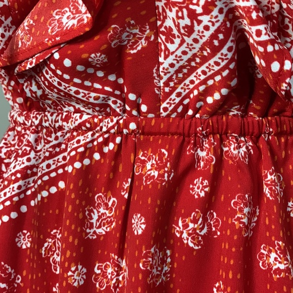 Tularosa Trinity Dress Color: Cherry ScarfSize: S - Picture 9 of 16